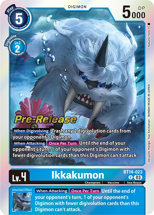 Ikkakumon [BT14-023] [Blast Ace Pre-Release Cards] | Devastation Store
