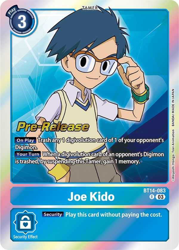 Joe Kido [BT14-083] [Blast Ace Pre-Release Cards] | Devastation Store