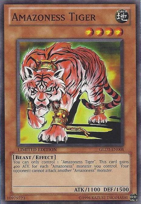 Amazoness Tiger [GLD3-EN008] Common | Devastation Store