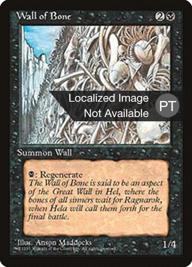 Wall of Bone [Fourth Edition (Foreign Black Border)] | Devastation Store