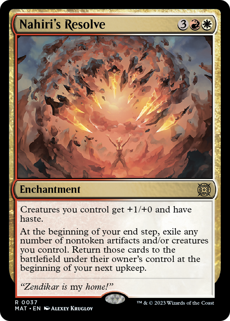 Nahiri's Resolve [March of the Machine: The Aftermath] | Devastation Store