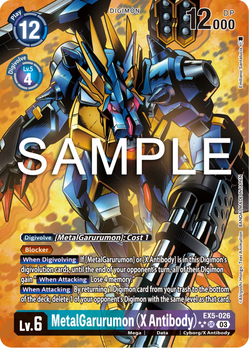 MetalGarurumon (X Antibody) [EX5-026] (English Exclusive Alternate Art) [Animal Colosseum] | Devastation Store