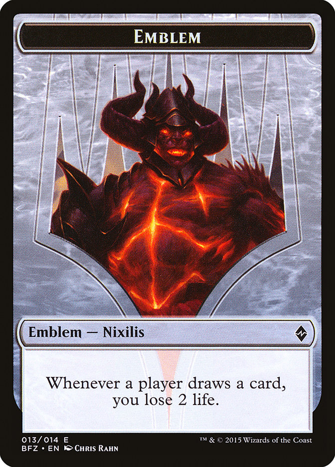 Ob Nixilis Reignited Emblem [Battle for Zendikar Tokens] - Devastation Store | Devastation Store