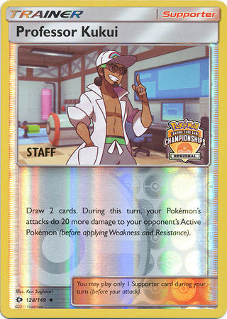 Professor Kukui (128/149) (Regional Championship Promo Staff) [Sun & Moon: Base Set] | Devastation Store