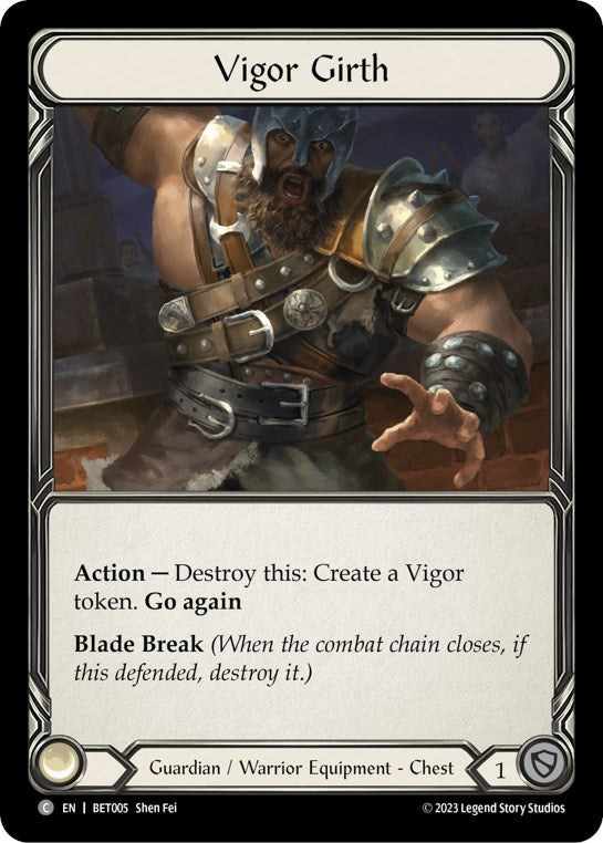 Vigor Girth [BET005] (Heavy Hitters Betsy Blitz Deck) | Devastation Store