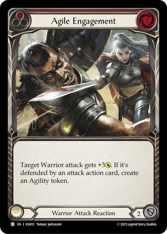 Agile Engagement (Red) [KSI012] (Heavy Hitters Kassai Blitz Deck) | Devastation Store