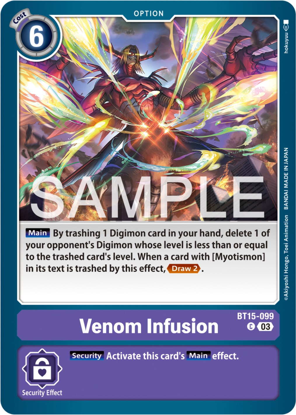 Venom Infusion [BT15-099] [Exceed Apocalypse] | Devastation Store