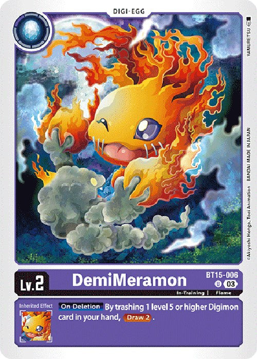 DemiMeramon [BT15-006] [Exceed Apocalypse] | Devastation Store