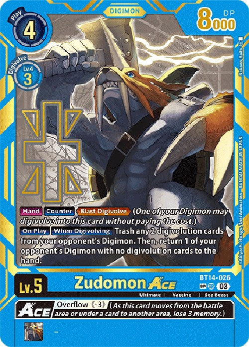 Zudomon Ace [BT14-026] [Exceed Apocalypse] | Devastation Store