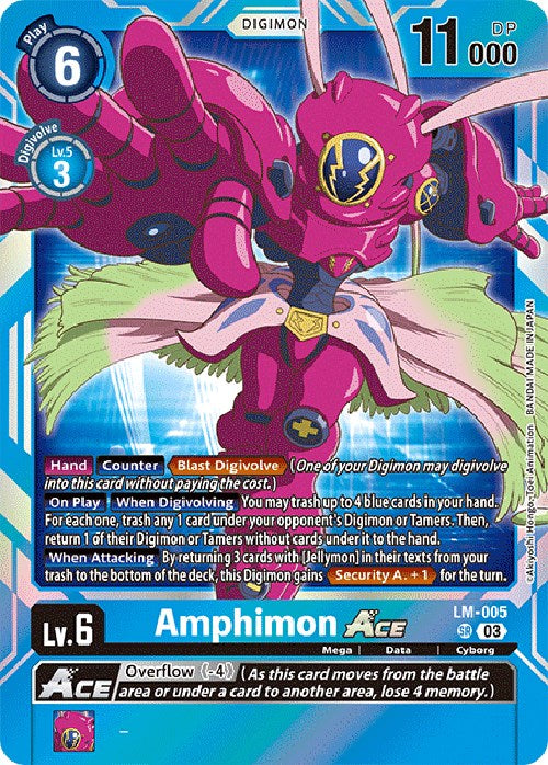 Amphimon Ace [LM-005] (English Exclusive) [Exceed Apocalypse] | Devastation Store