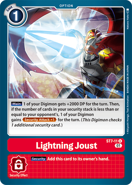 Lightning Joust [ST7-11] [Starter Deck: Gallantmon] | Devastation Store