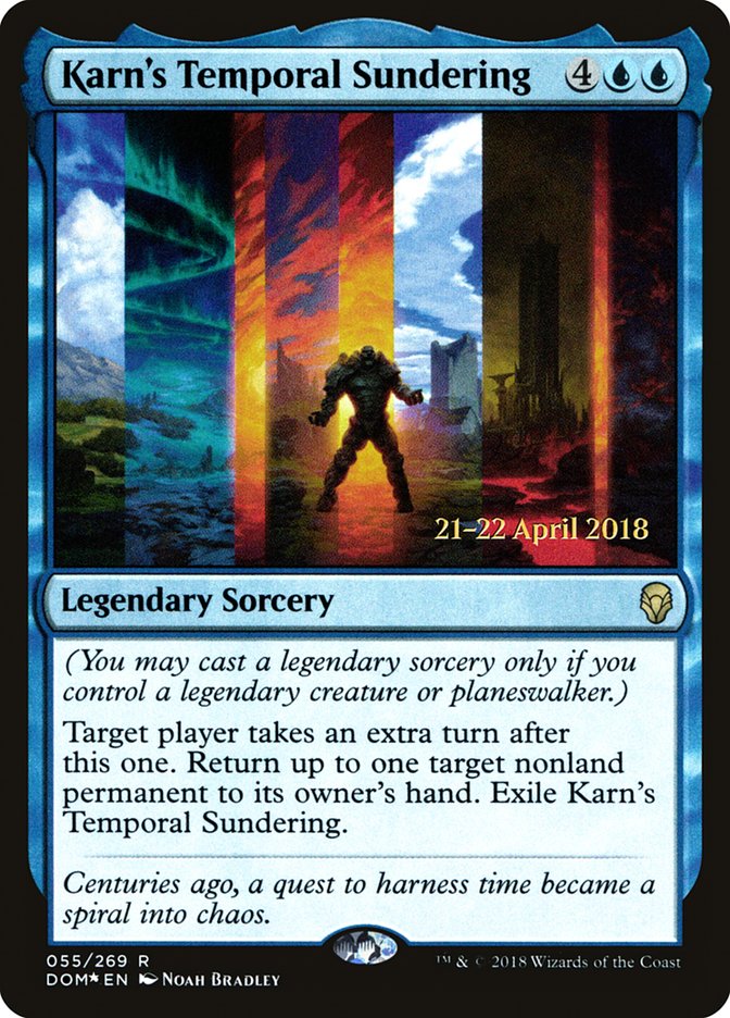 Karn's Temporal Sundering  [Dominaria Prerelease Promos] - Devastation Store | Devastation Store