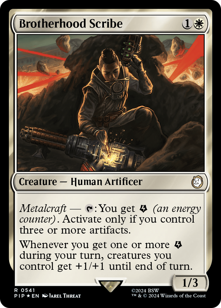 Brotherhood Scribe (Surge Foil) [Fallout] | Devastation Store