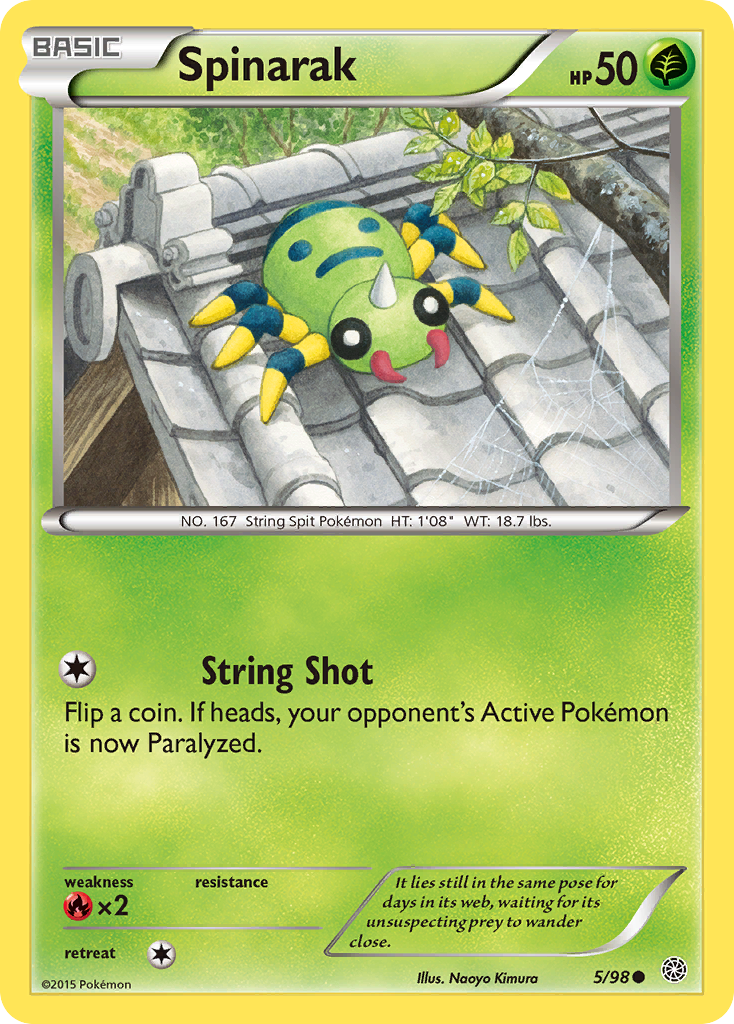 Spinarak (5/98) [XY: Ancient Origins] | Devastation Store