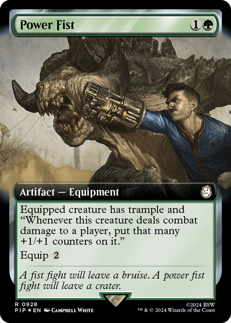 Power Fist (Extended Art) (Surge Foil) [Fallout] | Devastation Store