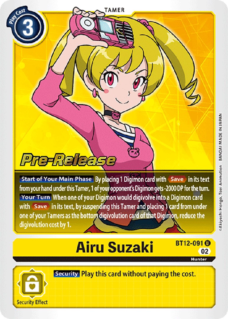 Airu Suzaki [BT12-091] [Across Time Pre-Release Cards] | Devastation Store