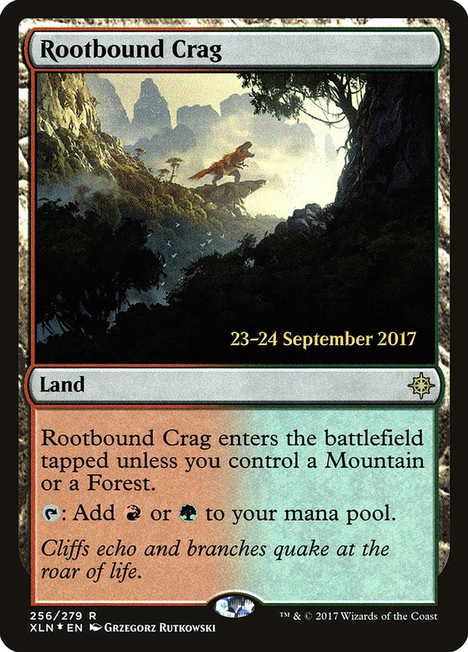 Rootbound Crag  [Ixalan Prerelease Promos] - Devastation Store | Devastation Store