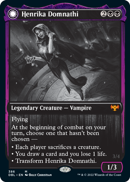 Henrika Domnathi // Henrika, Infernal Seer [Innistrad: Double Feature] | Devastation Store