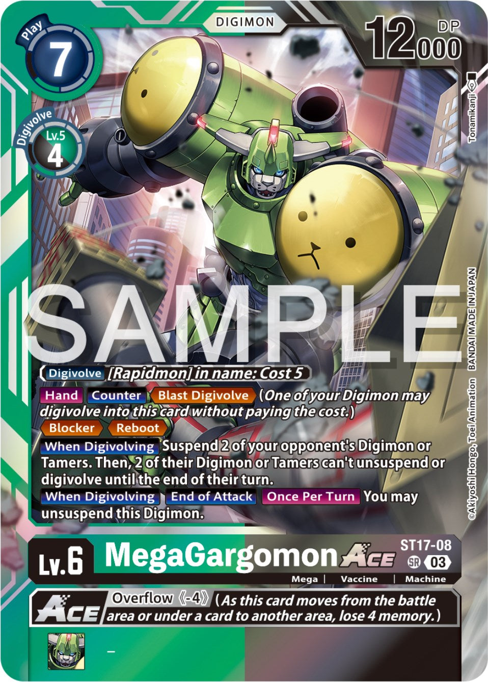 MegaGargomon Ace [ST17-08] [Starter Deck: Double Typhoon Advanced Deck Set] | Devastation Store