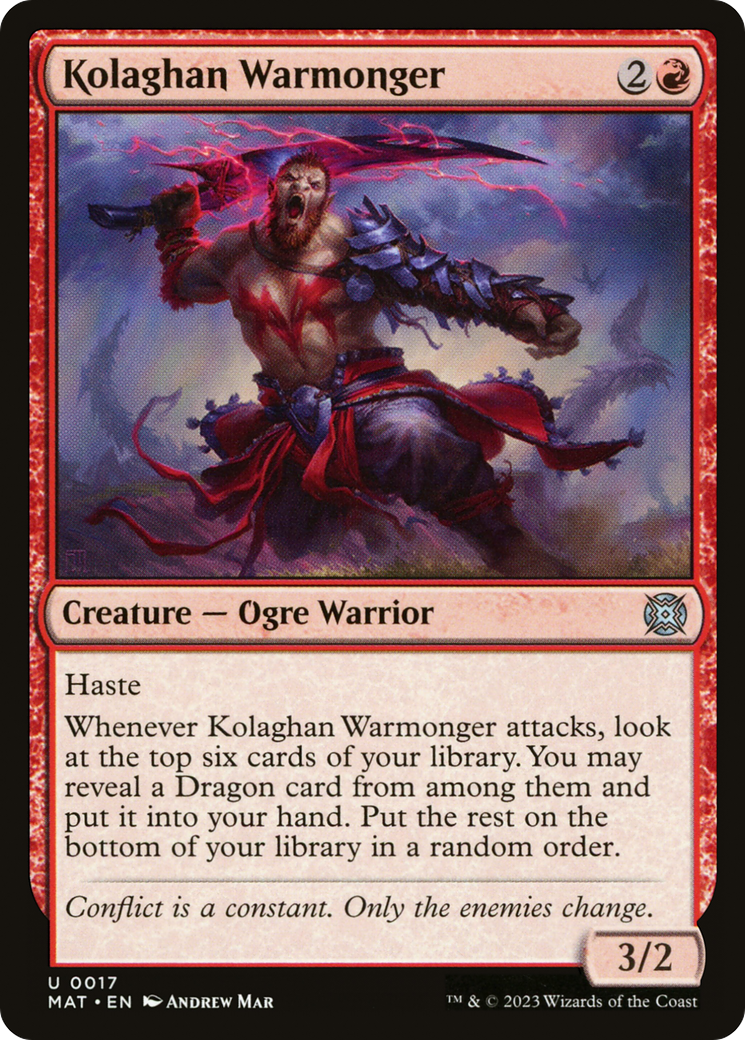 Kolaghan Warmonger [March of the Machine: The Aftermath] | Devastation Store
