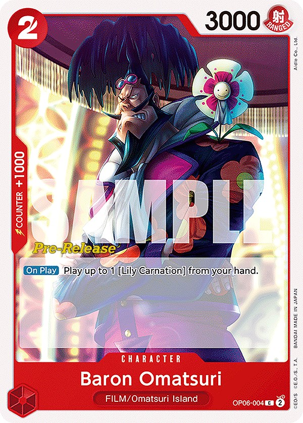 Baron Omatsuri [Wings of the Captain Pre-Release Cards] | Devastation Store