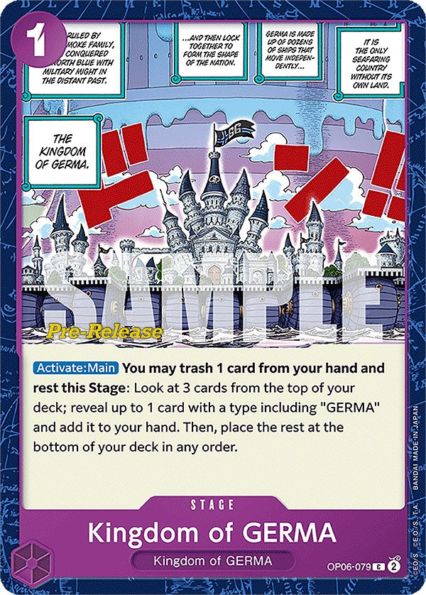 Kingdom of GERMA [Wings of the Captain Pre-Release Cards] | Devastation Store