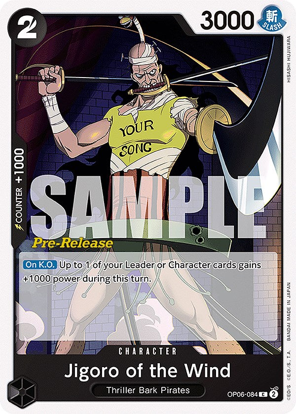 Jigoro of the Wind [Wings of the Captain Pre-Release Cards] | Devastation Store