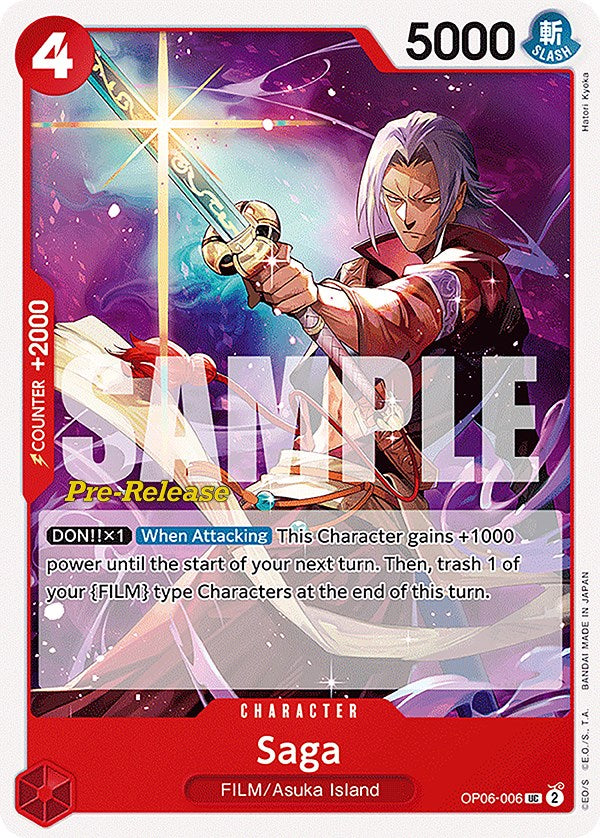 Saga [Wings of the Captain Pre-Release Cards] | Devastation Store