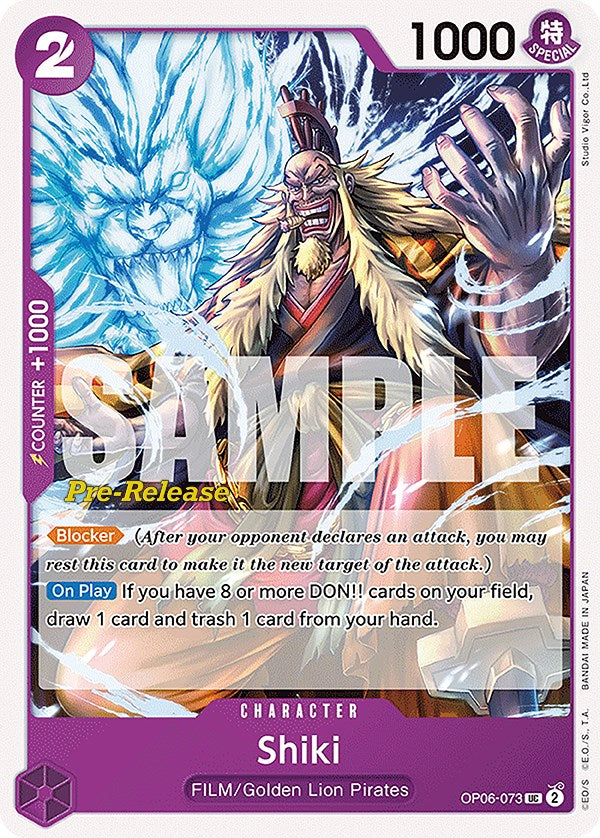 Shiki [Wings of the Captain Pre-Release Cards] | Devastation Store