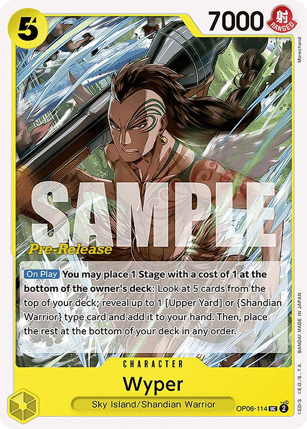 Wyper [Wings of the Captain Pre-Release Cards] | Devastation Store