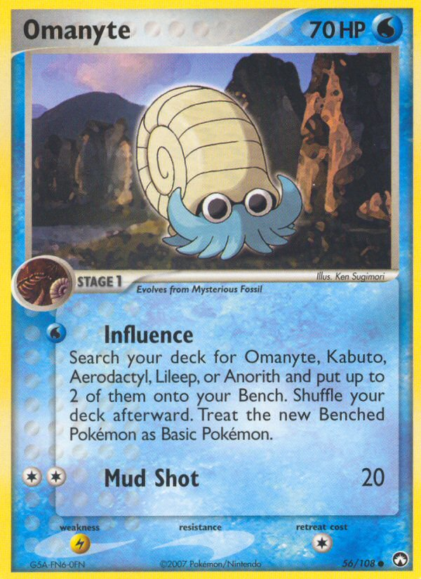 Omanyte (56/108) [EX: Power Keepers] | Devastation Store