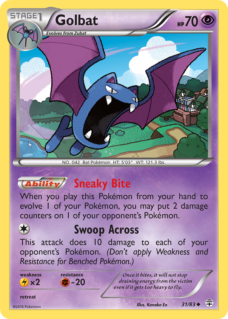 Golbat (31/83) [XY: Generations] | Devastation Store