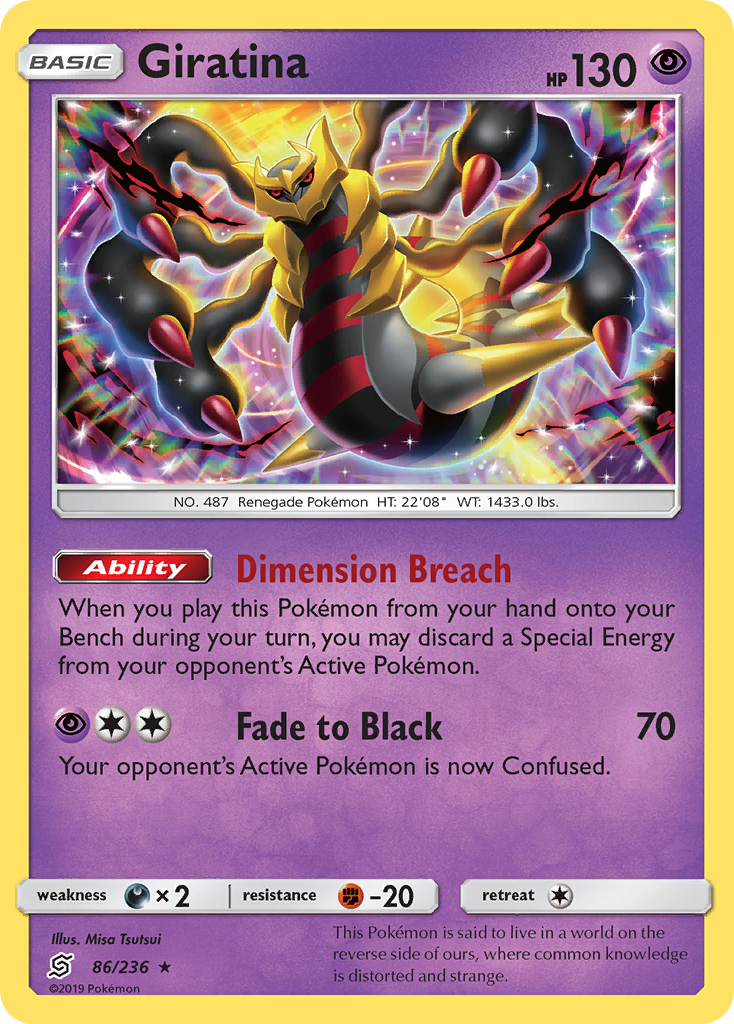 Giratina (86/236) [Sun & Moon: Unified Minds] | Devastation Store