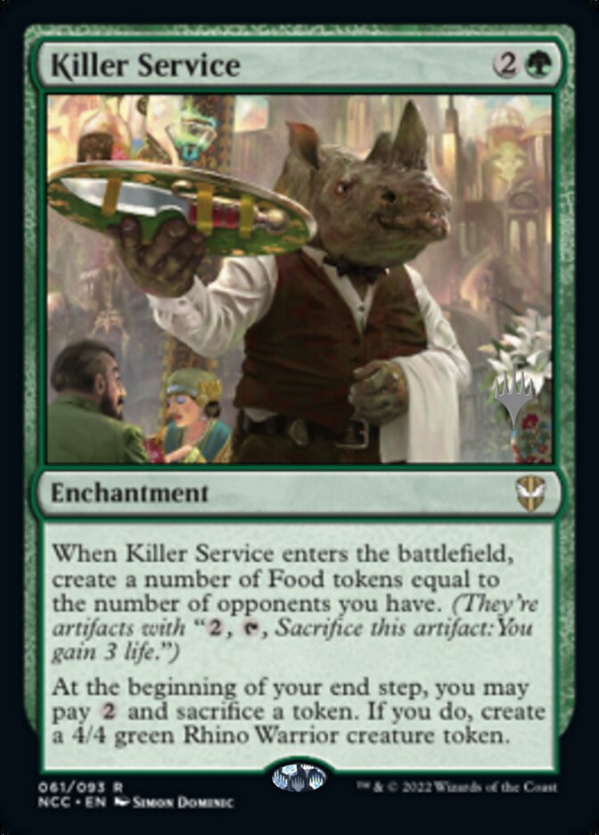 Killer Service (Promo Pack) [Streets of New Capenna Commander Promos] | Devastation Store