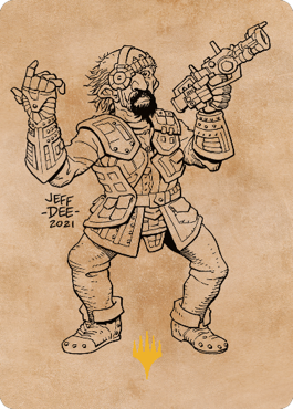 Jan Jansen, Chaos Crafter Art Card (Gold-Stamped) [Commander Legends: Battle for Baldur's Gate Art Series] | Devastation Store