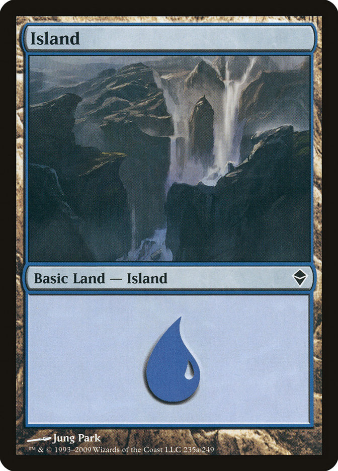 Island (235a) [Zendikar] | Devastation Store