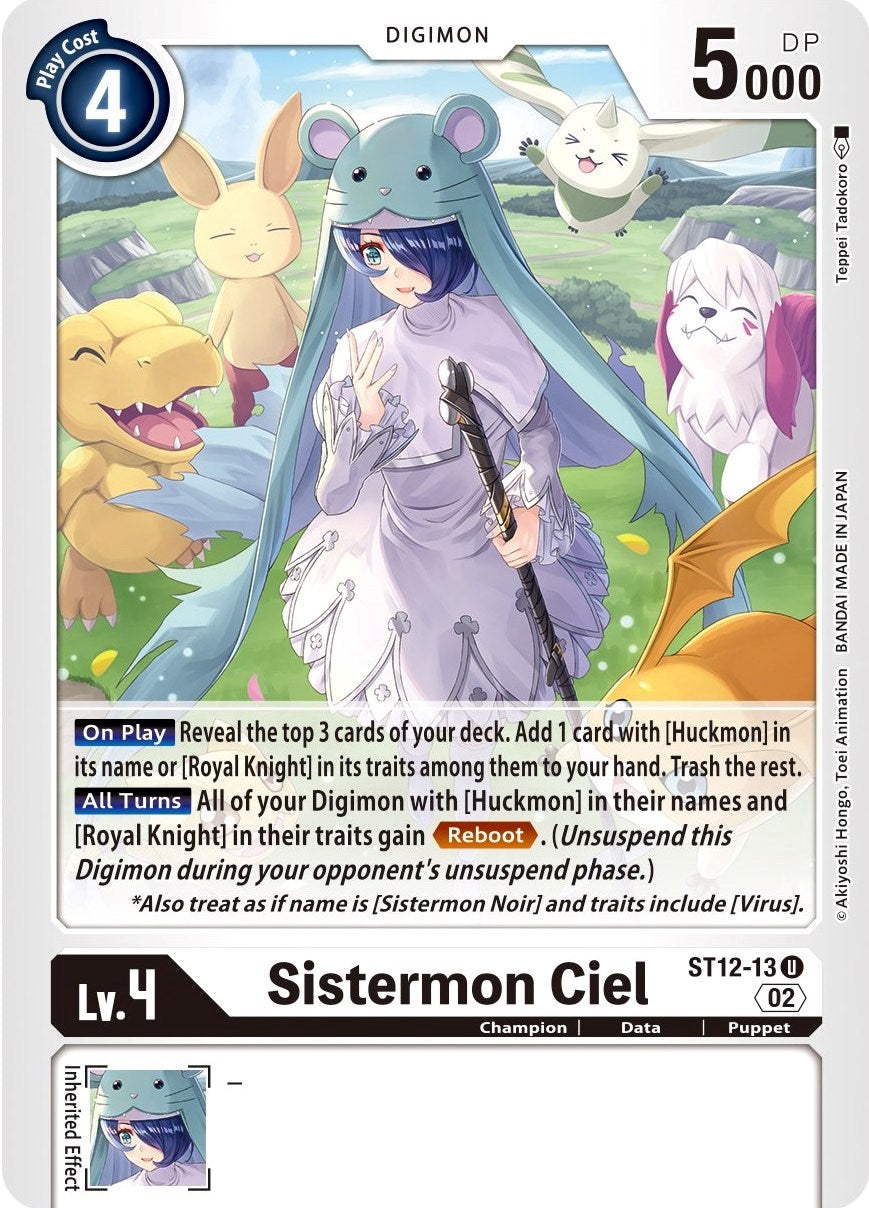 Sistermon Ciel [ST12-13] [Starter Deck: Jesmon] | Devastation Store