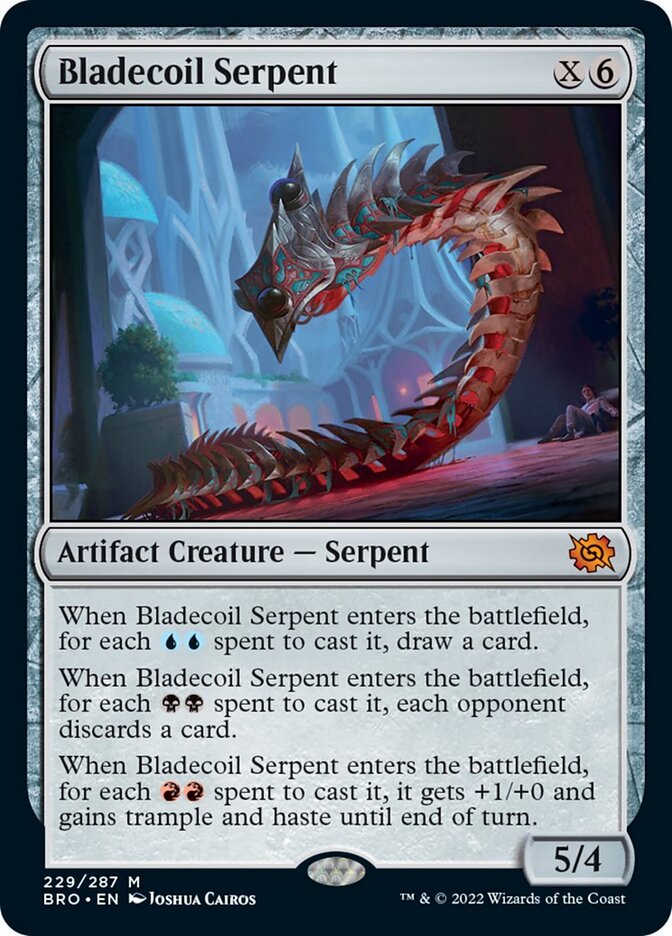 Bladecoil Serpent (Promo Pack) [The Brothers' War Promos] | Devastation Store