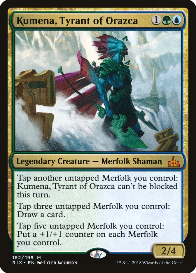 Kumena, Tyrant of Orazca [Rivals of Ixalan] | Devastation Store