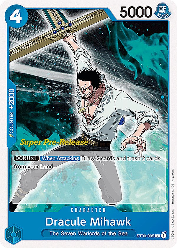 Dracule Mihawk [Super Pre-Release Starter Deck: The Seven Warlords of the Sea] | Devastation Store