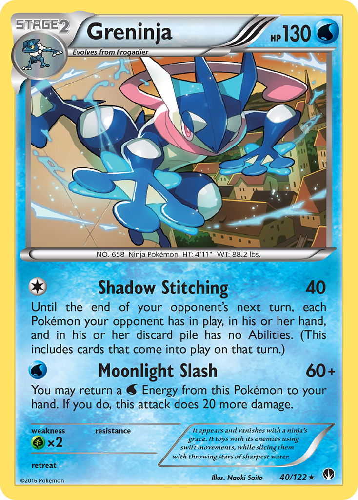 Greninja (40/122) [XY: BREAKpoint] | Devastation Store