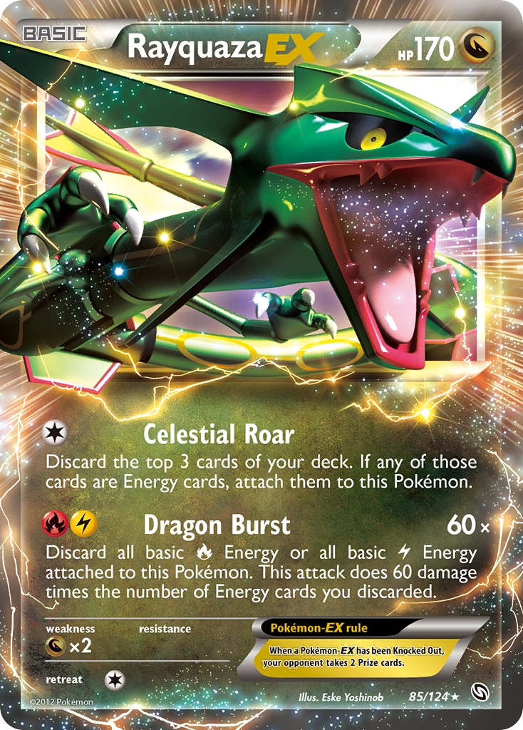 Rayquaza EX (85/124) [Black & White: Dragons Exalted] | Devastation Store