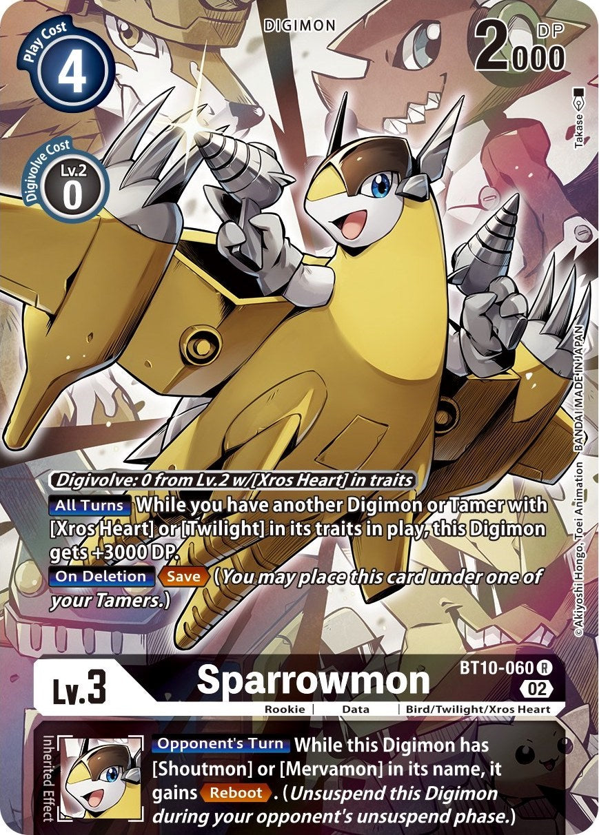 Sparrowmon [BT10-060] (Alternate Art) [Xros Encounter] | Devastation Store