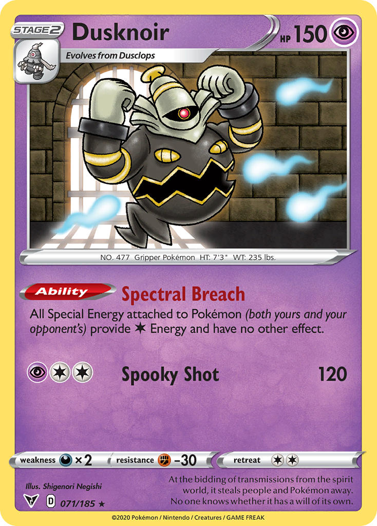 Dusknoir (071/185) [Sword & Shield: Vivid Voltage] | Devastation Store