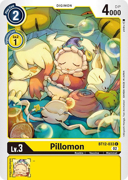Pillomon [BT12-033] [Across Time] | Devastation Store