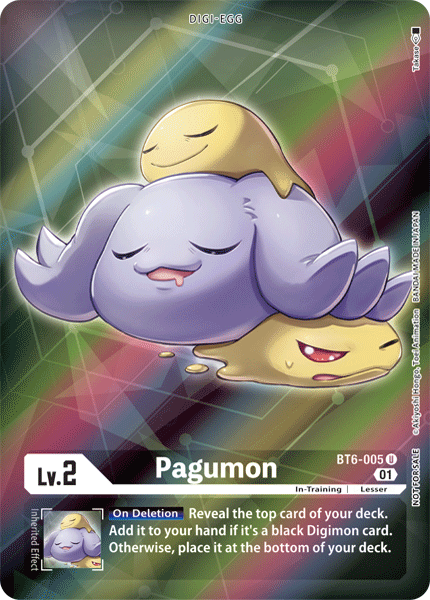 Pagumon [BT6-005] (Alternative Art - Box Topper) [Double Diamond] | Devastation Store