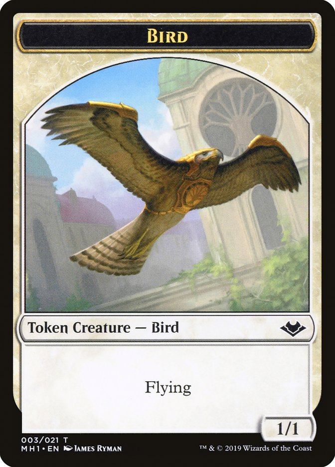 Bird (003) // Rhino (013) Double-Sided Token [Modern Horizons Tokens] | Devastation Store