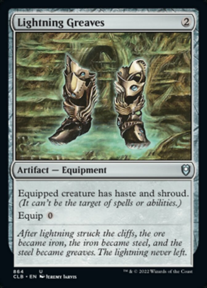 Lightning Greaves [Commander Legends: Battle for Baldur's Gate] | Devastation Store