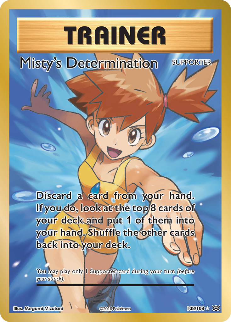 Misty's Determination (108/108) [XY: Evolutions] | Devastation Store