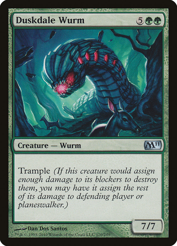 Duskdale Wurm [Magic 2011] - Devastation Store | Devastation Store